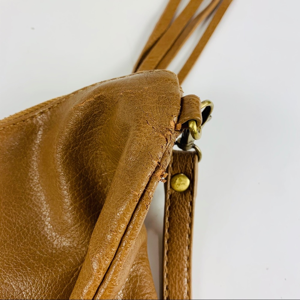 Clutch Wristlet Faux Leather Brown - Picture 5 of 8